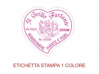 Etichette adesive per fioristi, fiorai e vivaisti (mm 36x34)  (cod.26G)